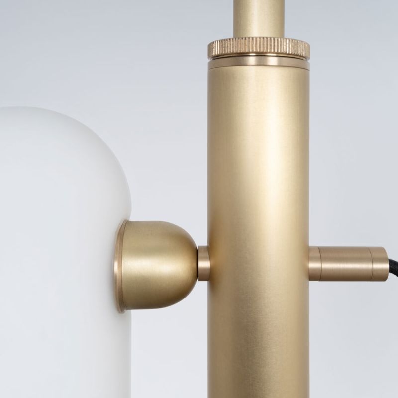 Schwung Odyssey 1 Burnished Brass Floor Lamp